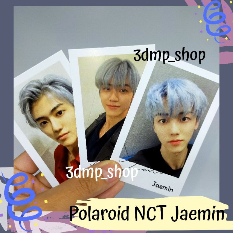 [10 lembar] Polaroid Jaemin Jisung Renjun Jeno Haechan Chenle Mark NCT Dream Kpop