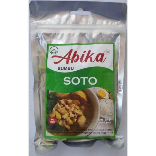 

ABIKA BUMBU MASAK INSTAN SOTO 200GR