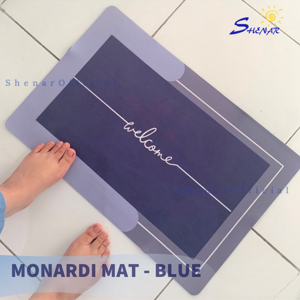 KESET DIATOMITE BUNDAR KESET KAKI KAMAR MANDI SERAP AIR ANTI BAU BAKTERI / ANTI SLIP MONARDI MOTIF LUCU