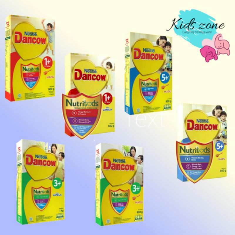 

DANCOW 1+/3+/5+ 750g RASA VANILA MADU DAN COKELAT