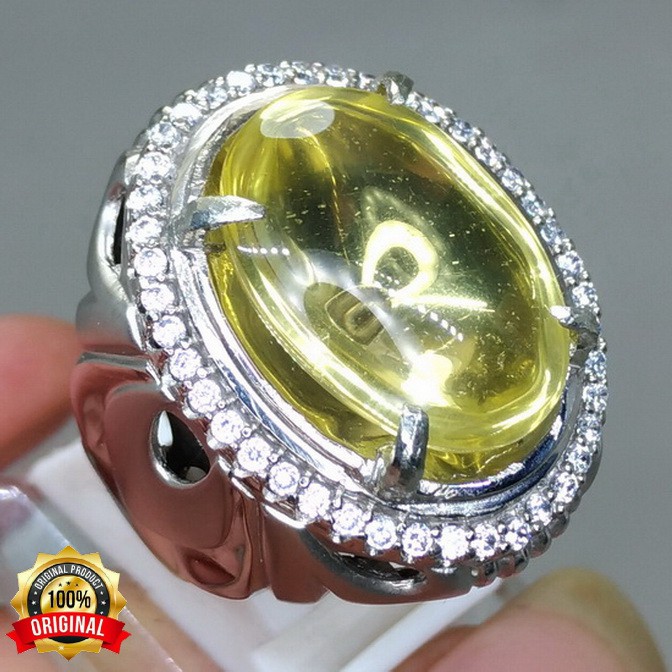 BATU CINCIN PERMATA ASLI KINYANG EMAS NATURAL