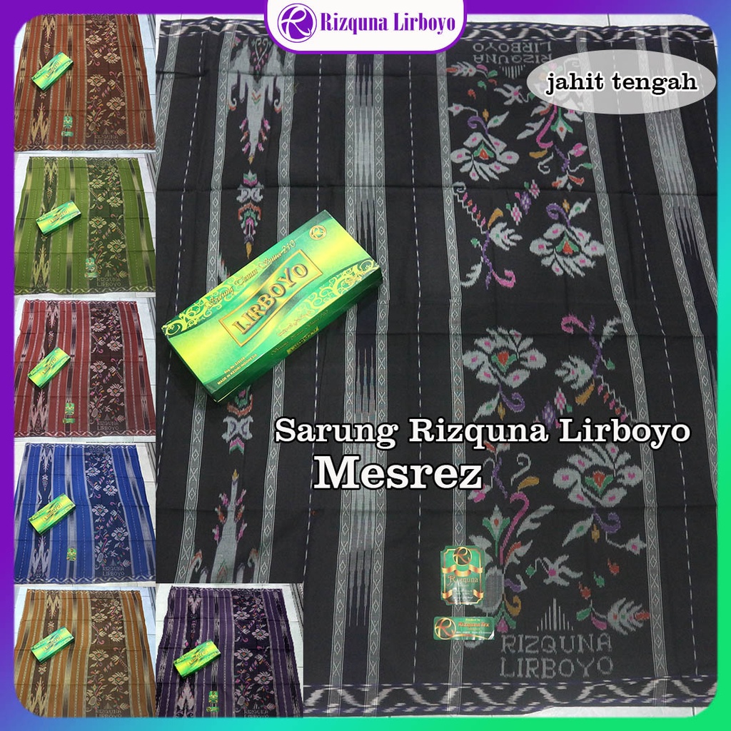 sarung mesrez jahit tengah rizquna lirboyo