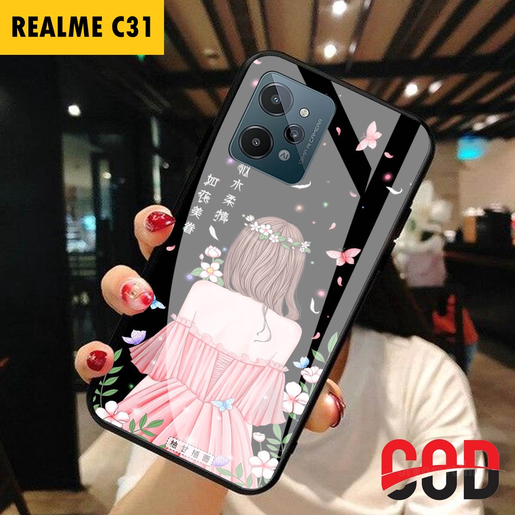 [A02] Case Realme C31 / Softcase Kaca Kilau Realme C31 / Casing Handphone Realme C31 / Case Realme C