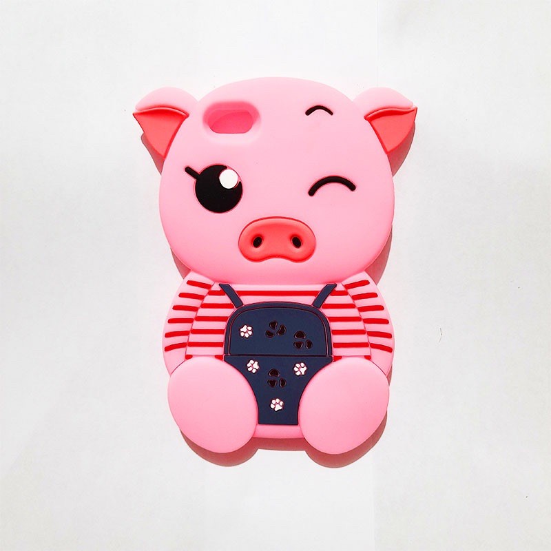 Silikon 3D karakter IPHONE 5 / 5G casing hp lucu menarik silicon untuk anak anak hadiah ulang tahun Silikon boneka lucu pelindung hp case tebal karet softcase lentur