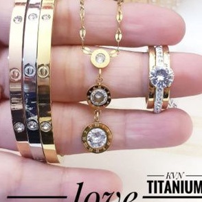 TiTanium set perhiasan wanita G71