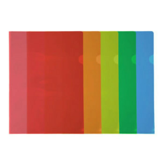 

Map L A4 clear sleeve transparan warna murah bagus isi 12 pc