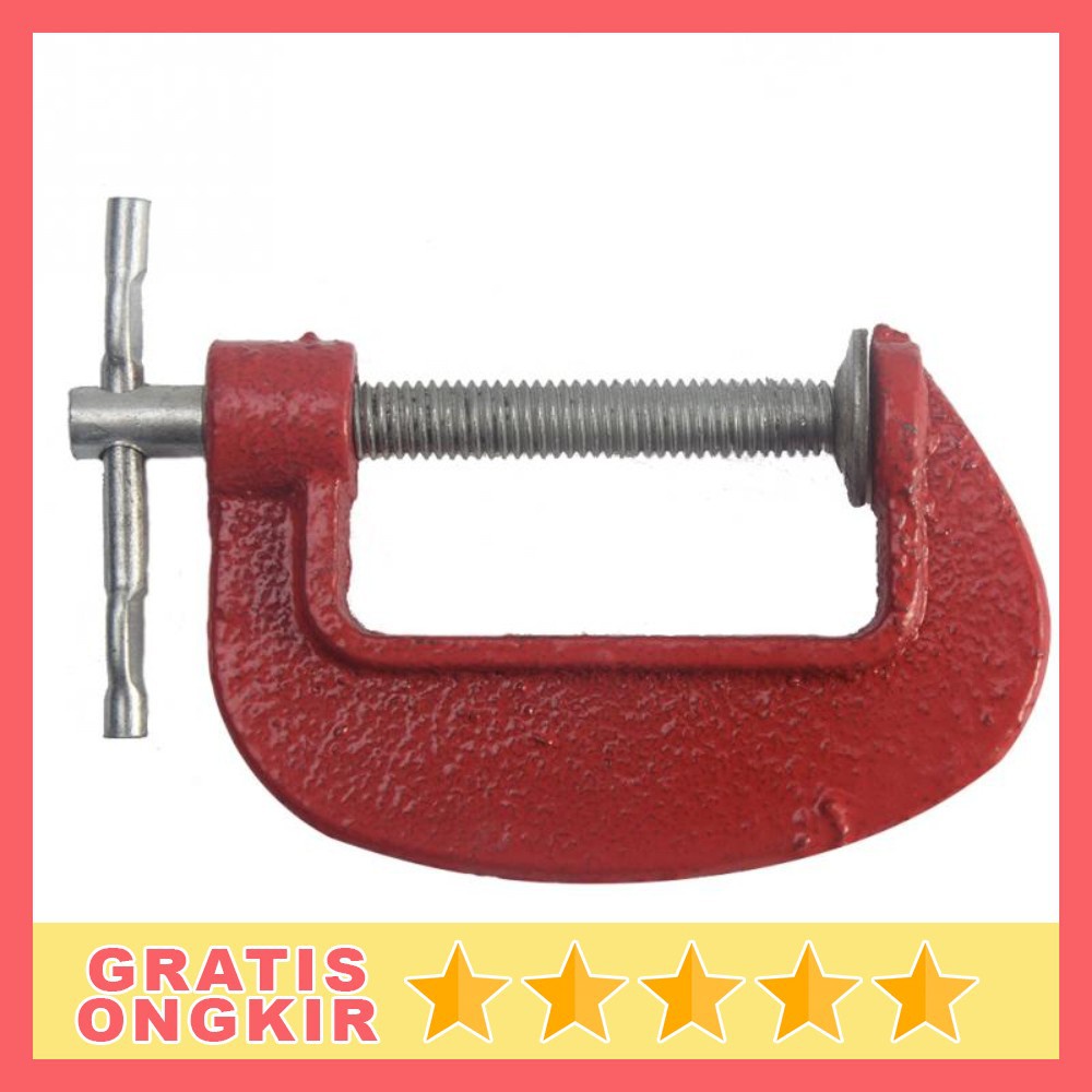 GS8 Penjepit Kayu C-Clip Clamp Woodworking Carpentry Gadgets 2 Inch Tookie G3