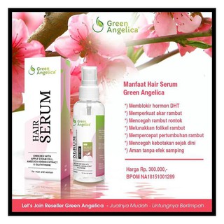 Special Product Hemat 70Rb Paket Perawatan Rambut Green Angeica (Shampo,Serum,Tonic) Limited Product