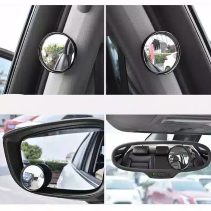 1Pcs Kaca Cermin Spion Mobil Motor Tambahan Blind Spot Mirror Slip Tipis Murah
