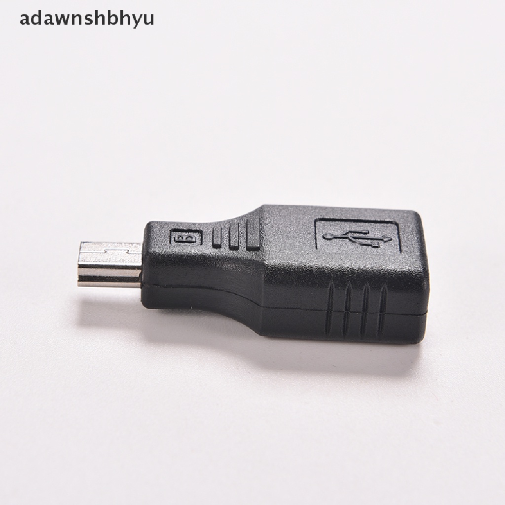 Adawnshbhyu Network USB 2.0 A Female to Mini USB B 5pin Male Cord Kabel Hub Adapter