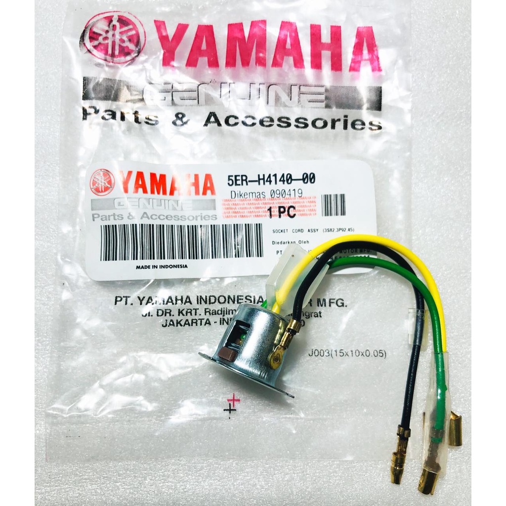 FITING LAMPU SOKET DEPAN MIO MIO J MIO M3 MIO FINO SOUL GT JUPITER MX VEGA VEGA R ZR BARU ORIGINAL
