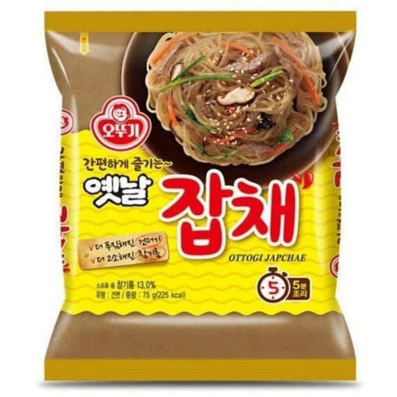Ottogi japchae 75g x 4 pcs