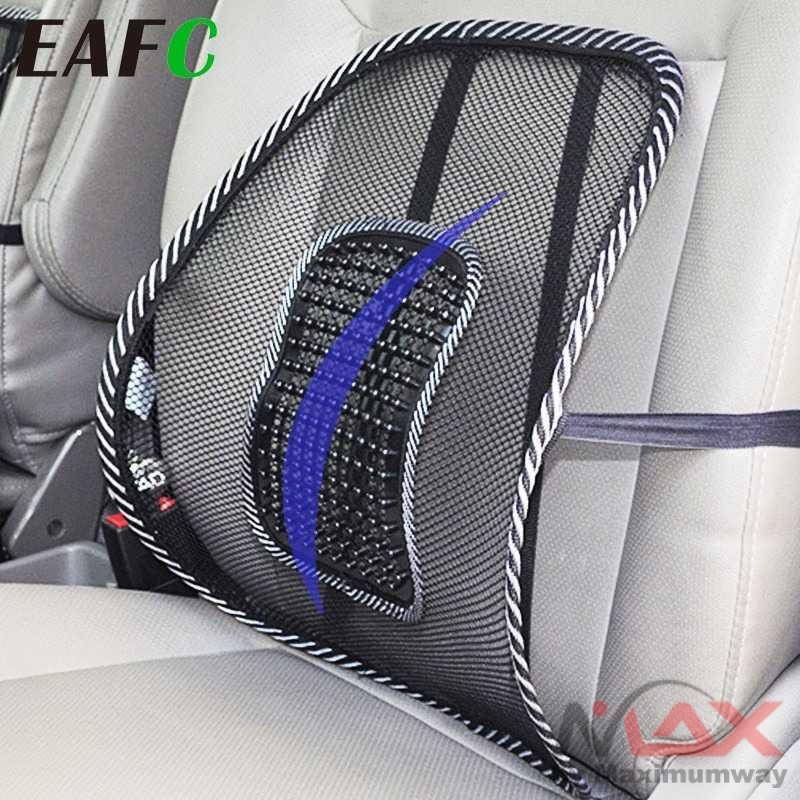 Sandaran Kursi Jog Mobil Super nyaman mencegah pegal saat duduk lama menjaga aliran udara tetap mengalir anti sakit pinggang punggung , tetap Ergonomic Mesh Lumbar Back Support Car Seat Office Chair Massage Back Lumbar Support Mesh Ventilate Cushion Pad