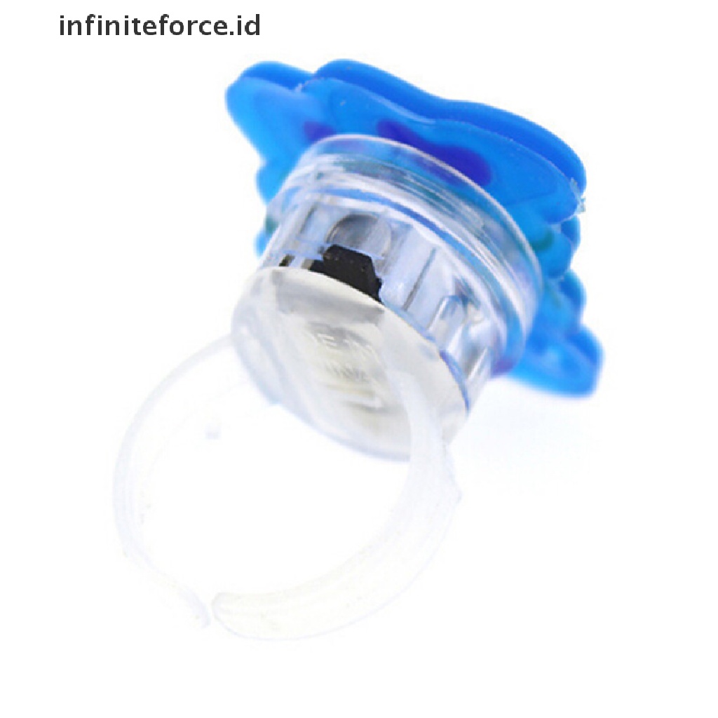 (Infiniteforce.Id) 5pcs / Set Cincin Jelly Motif Kartun Aksen Lampu Led Untuk Anak Perempuan