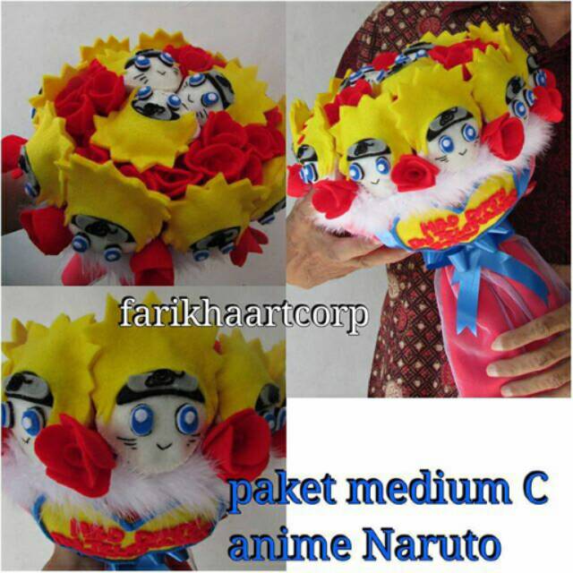 Buket Boneka Naruto boruto
