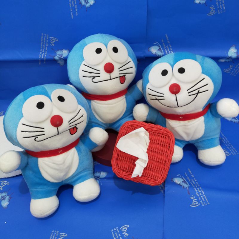 boneka karakter doraemon smile L