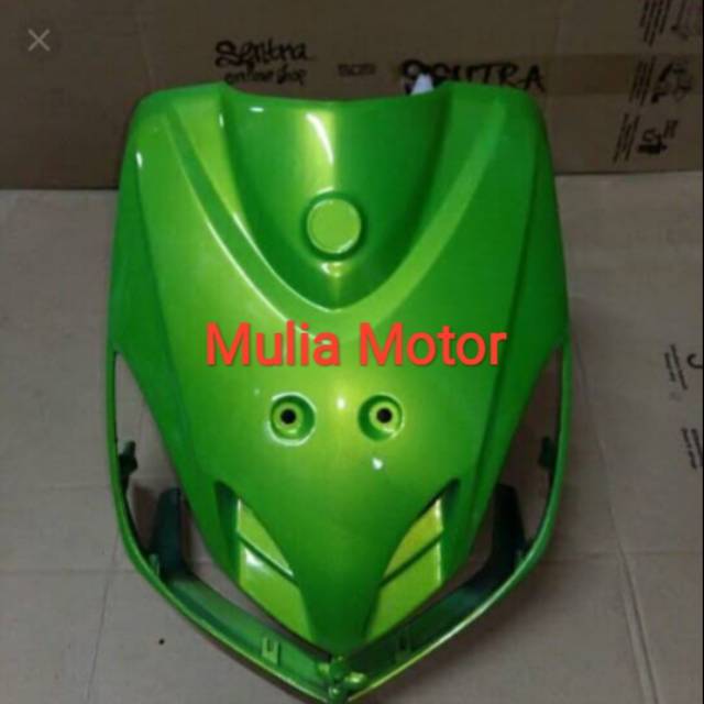 Cover body tameng panel depan mio sporty smile karbu hijau