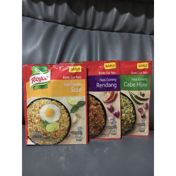 royco nasi goreng soto/rendang/cabe hijau