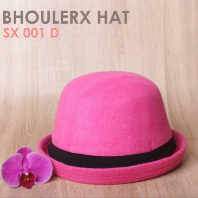 Bowler hat topi bulat caplin dewasa