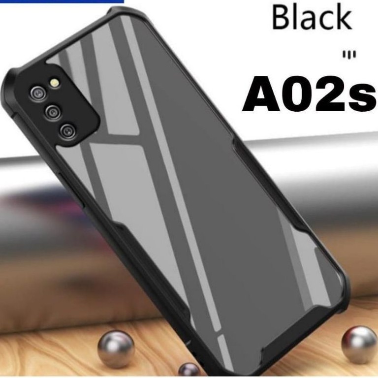 Case SAMSUNG A03s A02s A02 A03 A12 Hard Case Shockpoof Armor Transpan Casing
