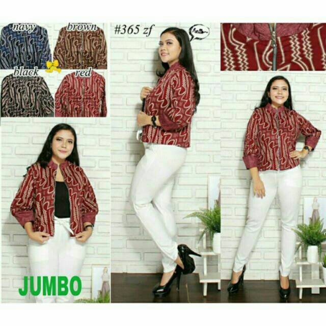  OUTER BATIK JUMBO  365 ZF Shopee Indonesia