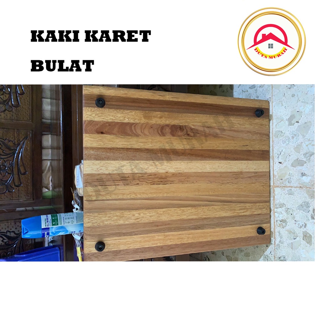 Karet Kaki untuk Kursi Meja Bulat / Karet Bulat Anti Slip Hitam Clear + Ring