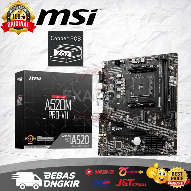Motherboard MSI A520M Pro VH - A520M Pro-VH (AM4, A520, DDR4)