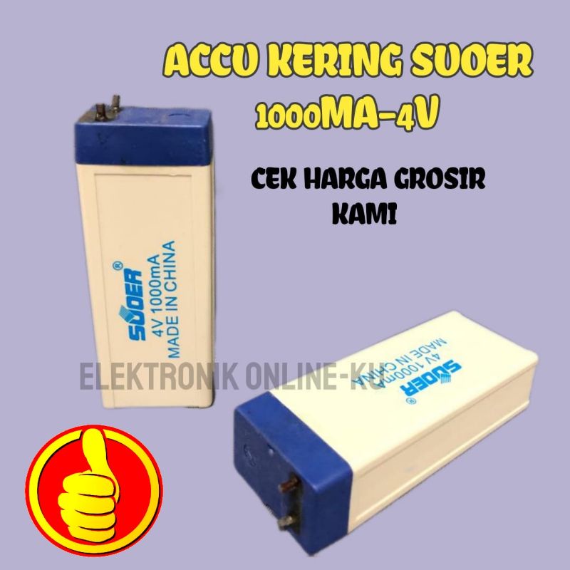 ACCU KERING SUOER 1000MA 4V