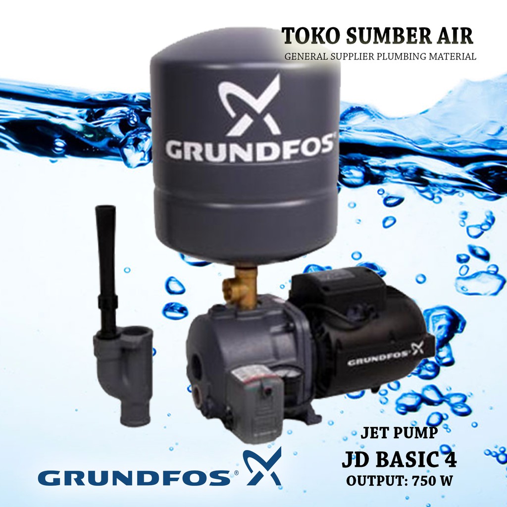 Jual JETPUMP JD BASIC 4 merk GRUNDFOS 