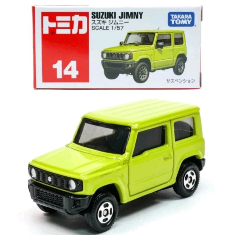 Tomica Reguler 14 SUZUKI JIMNY Takara Tomy Original Diecast Miniatur Mobil Jimny