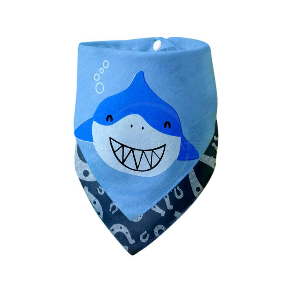 2in1 Slaber Bayi Bolak-Balik BABY LEON Baby Bib BY-742-ST Sleber Slabber Celemek Makan Bayi Segitiga