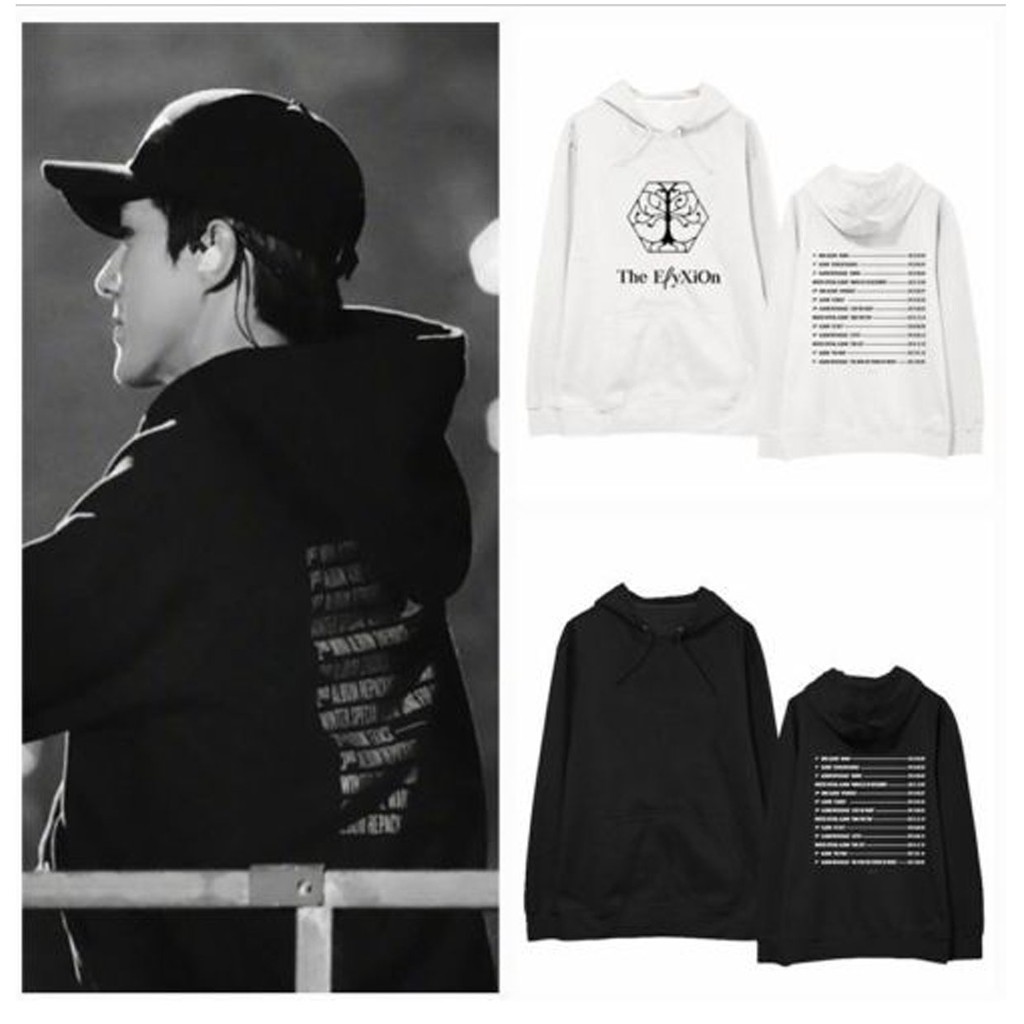 JAKET HOODIE EXO THE ELYXION | SEHUN CHANYEOL BAEKHYUN DO LAY SUHO