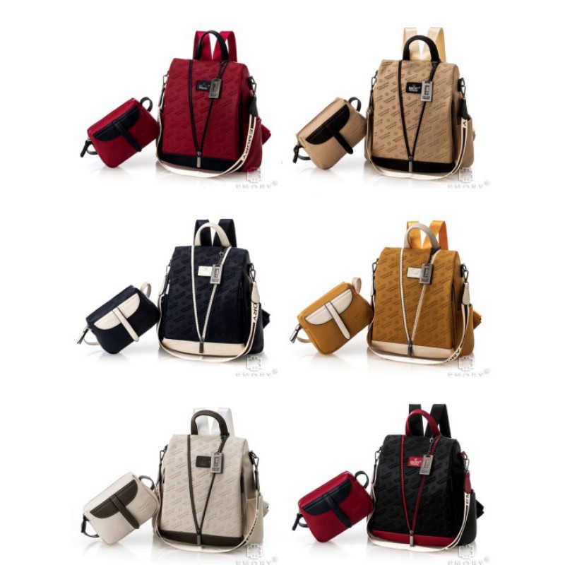 Restokk EMORY Meldy.(bdg) 08EMO2647-2 #RANSEL WANITA MULTIFUNGSI