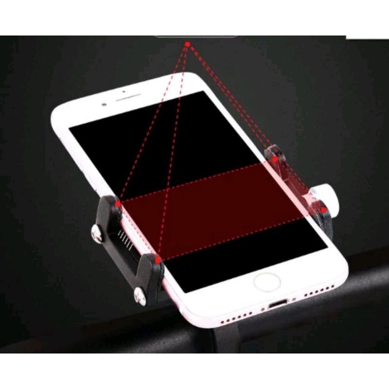 Holder Bracket HP Handphone Bracket Handlebar Sepeda Bracket Stang Sepeda