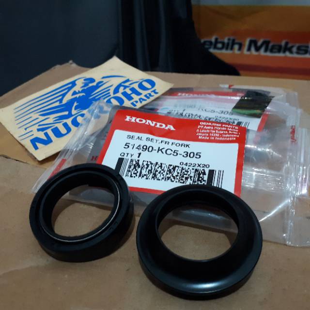 Seal Shock Depan Honda Cb150r Tiger GL Mega Pro Verza Cbr150r Supra Gtr 150 Original Honda