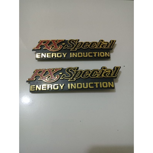 EMBLEM BOX AKI RX SPECIAL ENERGY INDUCTION MERAH