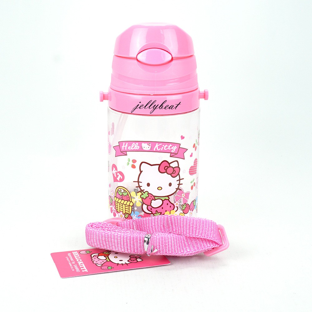 (X-3657) Botol Minum Anak350 ml Karakter BPA Free Tombol Sedotan