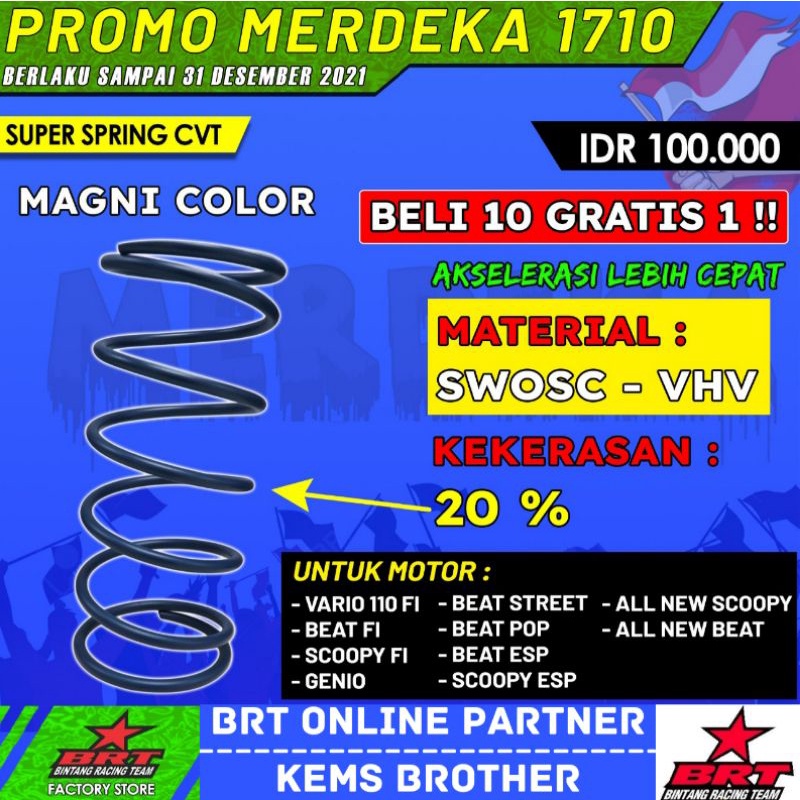 PER CVT BRT ALL MATIC NMAX AEROX  ALL NEW NMAX ALL NEW AEROX LEXI MIO 10%-15% DAN 20%