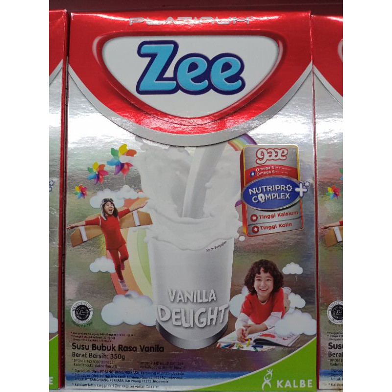 

Zee platinum 350 rasa vanila,madu dan coklat