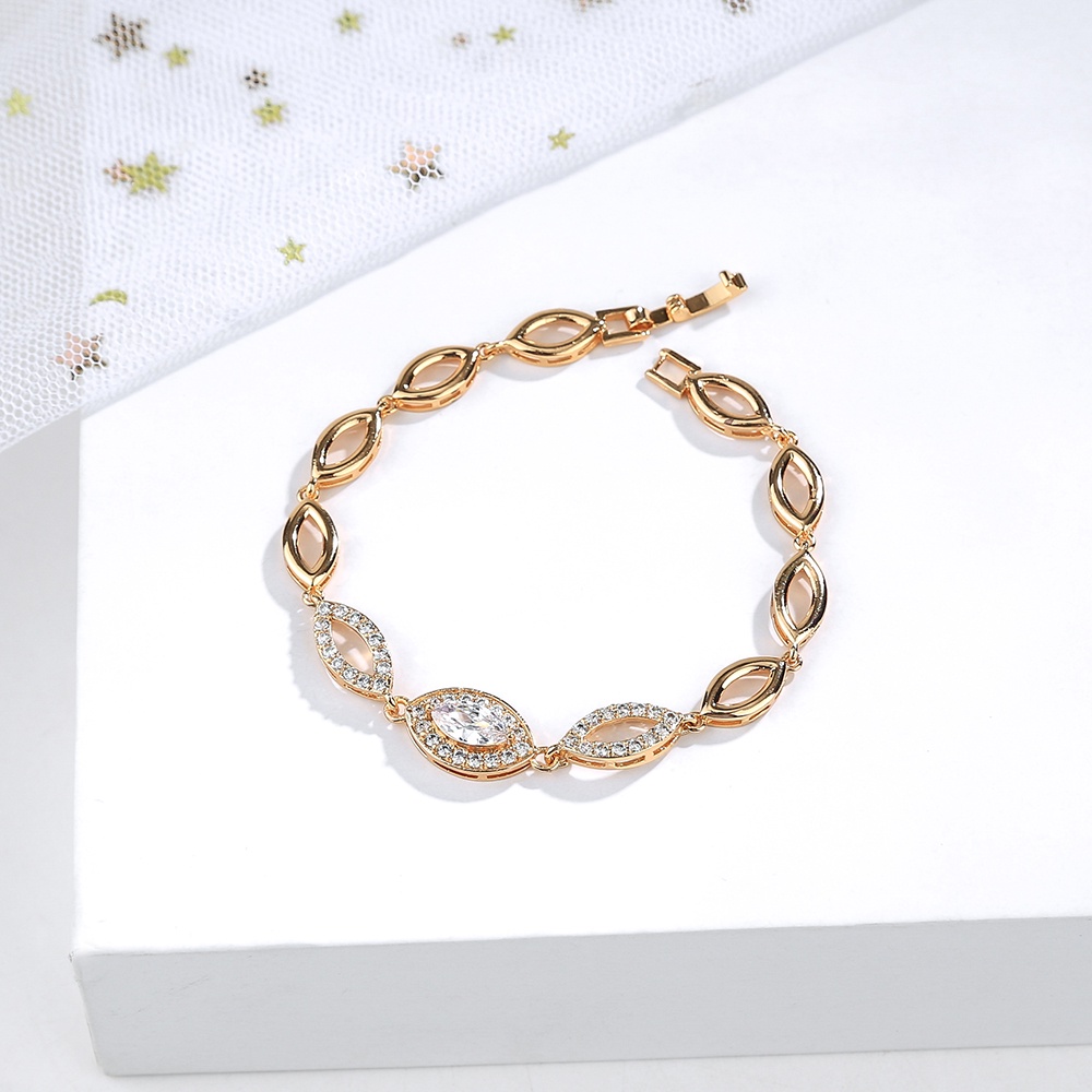 ✨Gelang Serut Wanita Titanium Anti Karat Korean Style Rantai Mewar Aksesoris Rose Gold Bracelet D227