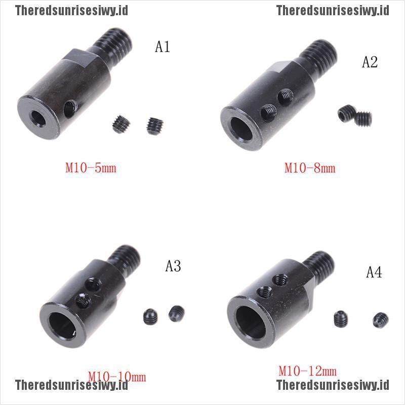 CC - Adapter Connector xz 5mm / 8mm / 10mm / 12mm Shank M10 Arbor