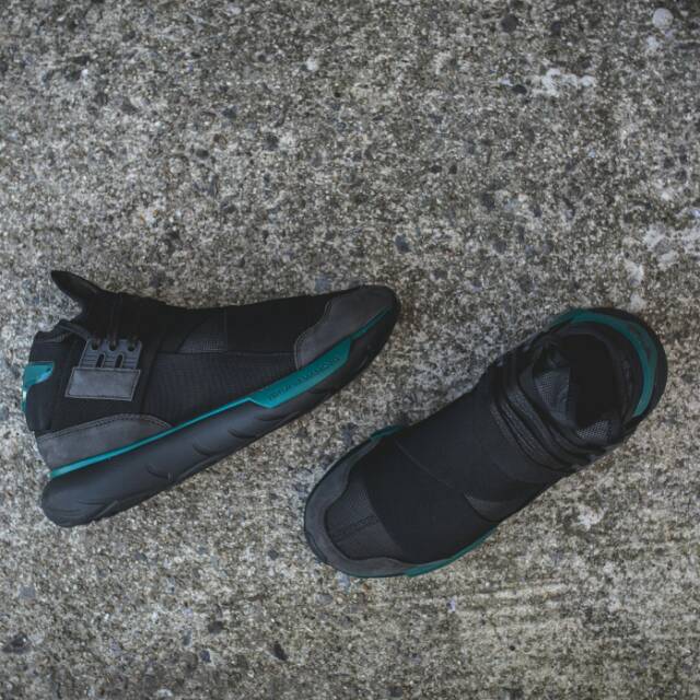 Adidas Y3 Qasa High Black Green