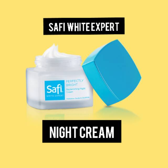 SAFI WHITE EXPERT NIGHT CREAM KRIM MALAM 20GR