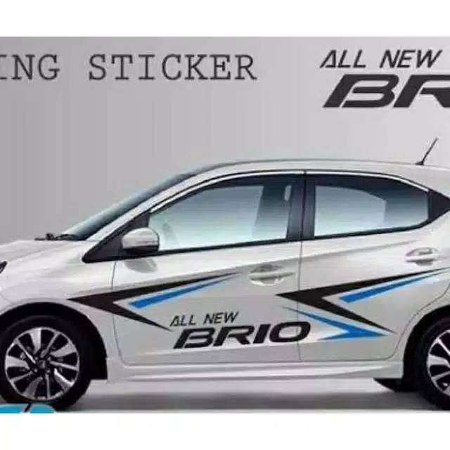 Stiker Mobil Brio Striping Mobil All New Brio Stiker Body Mobil Honda Brio Terlaris