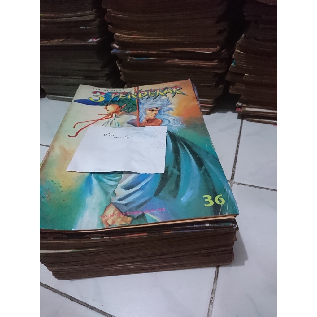 Komik 3 pendekar 1-36 tamat - minus no 33