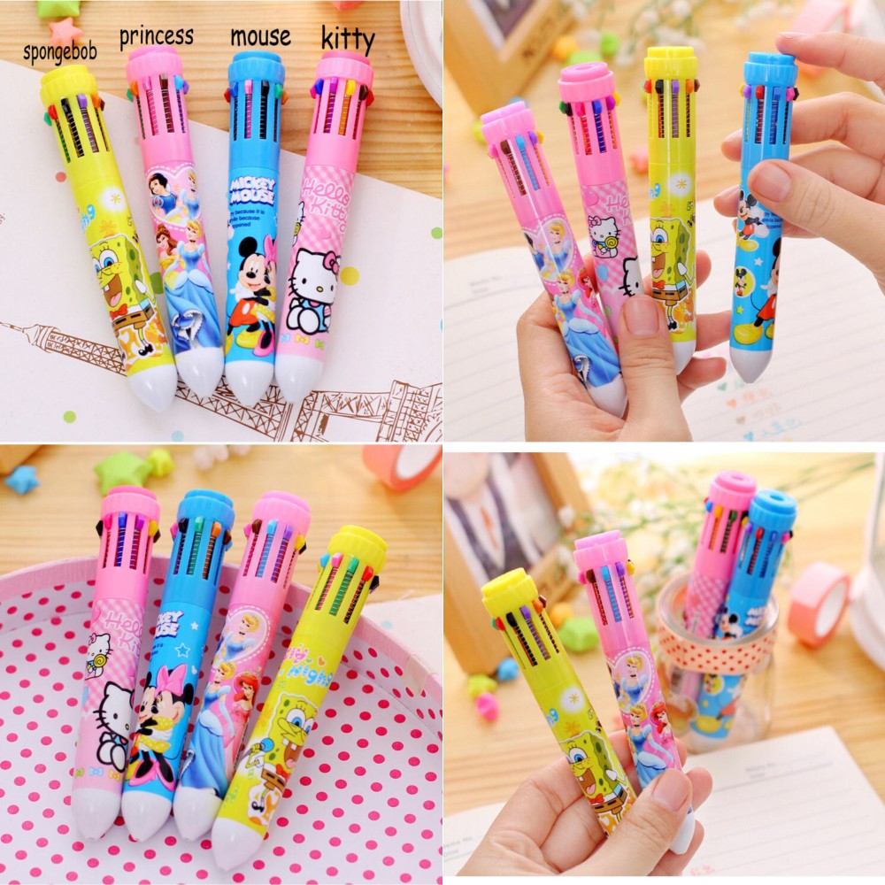 

Pena Ballpoint Multi Warna 10 in 1 - Multi-Color