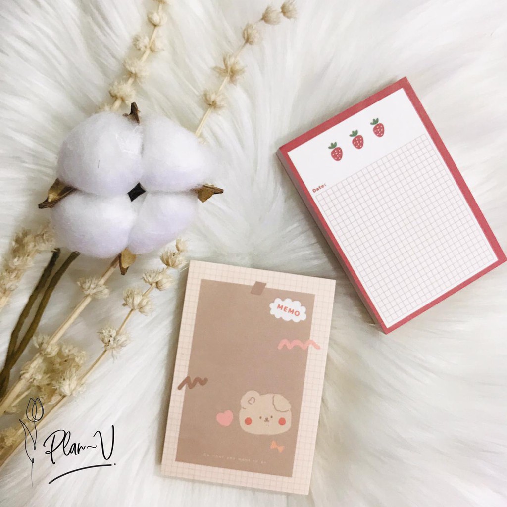 

《PLAN-V》99 SHEETS CUTE STICKY NOTE | STICKY NOTE LUCU | CUTE STICKY MEMO
