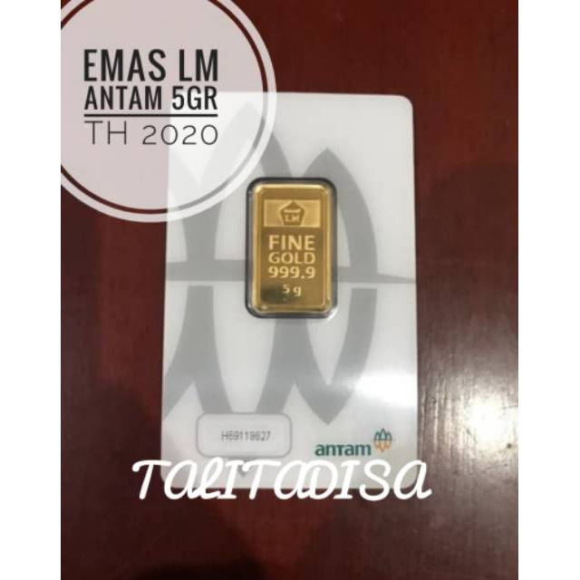ANTAM LOGAM MULIA 5GR TH 2020 LM ANTAM 5gr ANTAM 5 GRAM