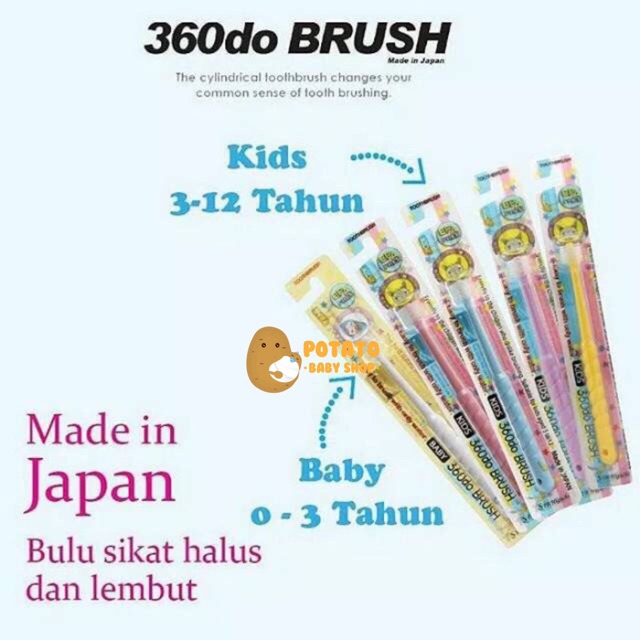 360do toothBrush / Sikat Gigi Anak 0-3th , 3-12th