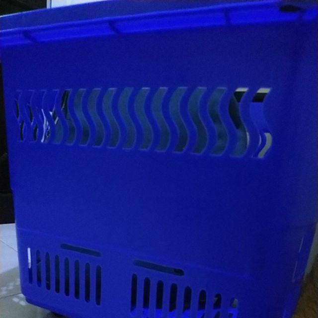 Keranjang Belanja / Troli / Trolley Basket Rovega Bas-01 Biru